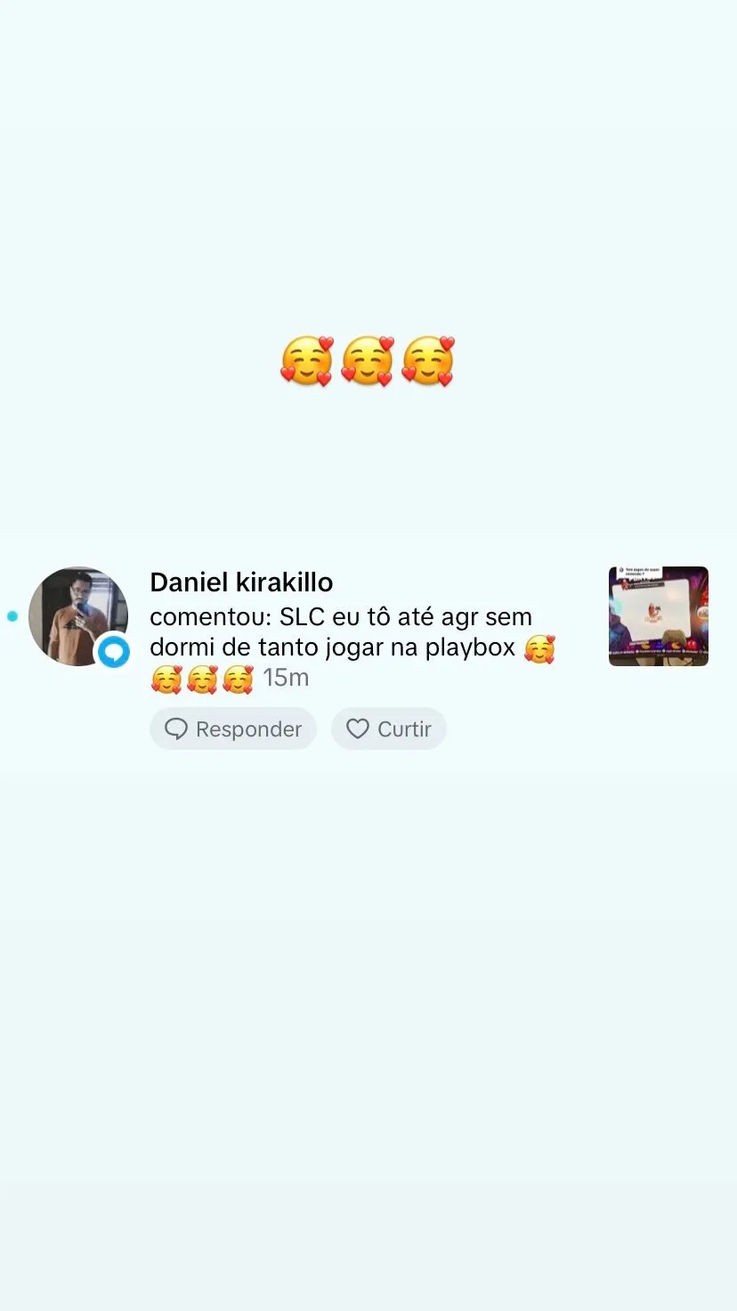 Depoimento clientes | Playbox